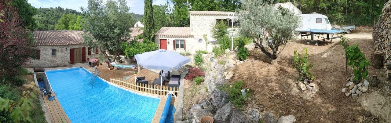 شقة L'Establoun Saint-Martin-de-Brômes المظهر الخارجي الصورة